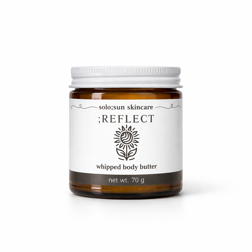 solo;sun ;REFLECT whipped body butter shea butter moisturizer for dry and sensitive skin