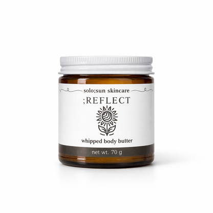 solo;sun ;REFLECT whipped body butter shea butter moisturizer for dry and sensitive skin